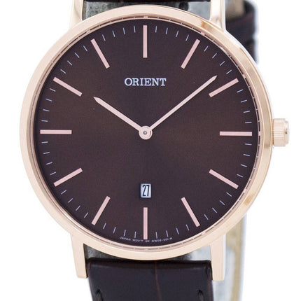 Orientere Slim samling minimalistisk kvarts FGW05001T Herreur