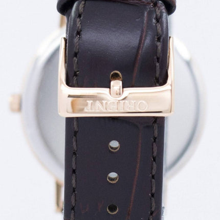 Orientere Slim samling minimalistisk kvarts FGW05001T Herreur
