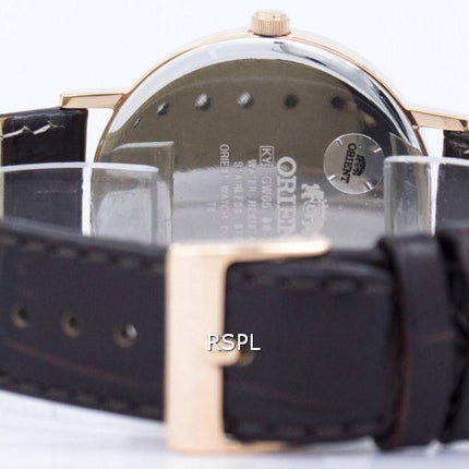 Orientere Slim samling minimalistisk kvarts FGW05001T Herreur