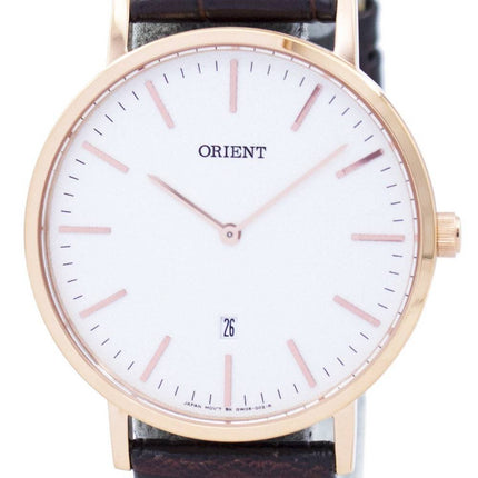 Orientere Slim samling minimalistisk kvarts FGW05002W Herreur