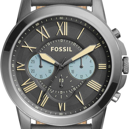 Fossile give Chronograph Quartz Gunmetal Dial FS5183 Herreur