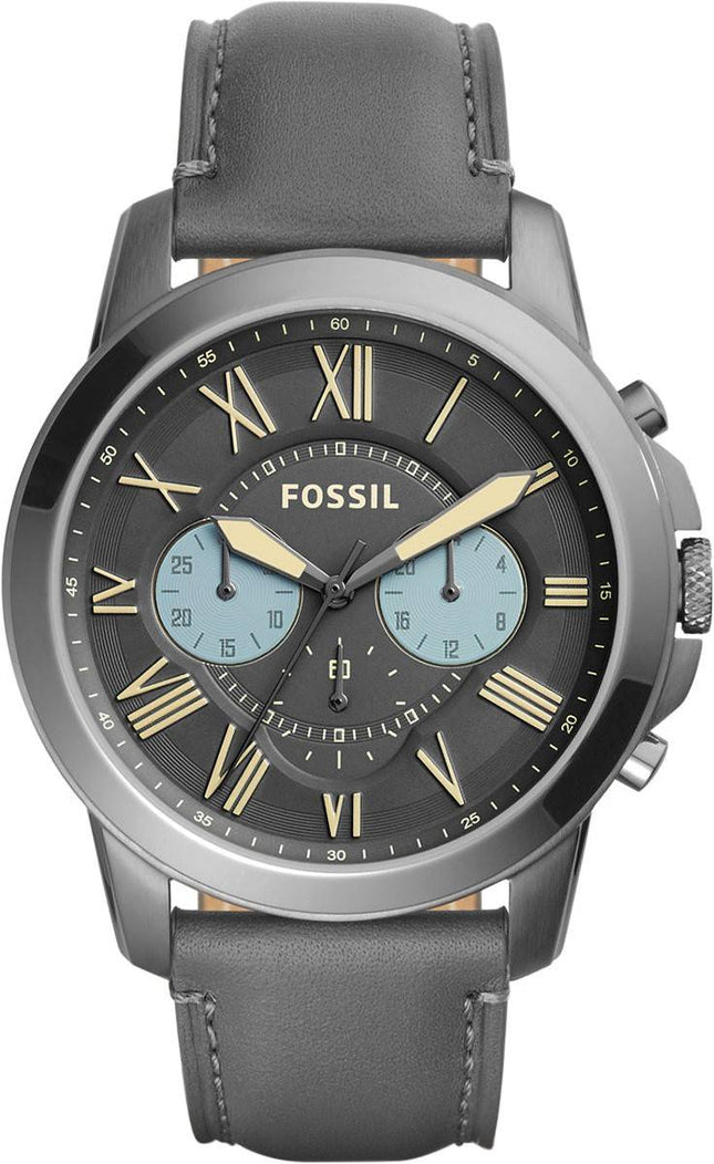 Fossile give Chronograph Quartz Gunmetal Dial FS5183 Herreur