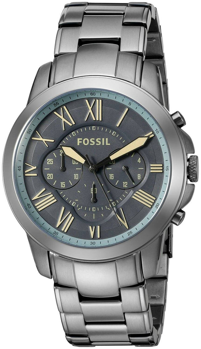 Fossile give Chronograph Quartz Gunmetal Dial FS5185 Herreur