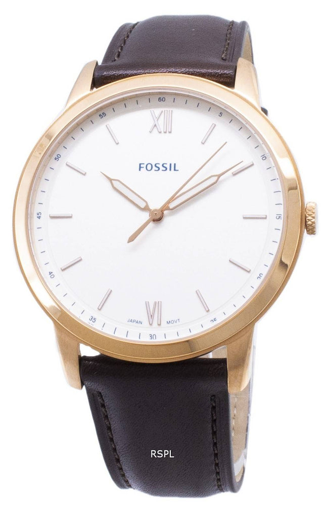 Fossile minimalistisk FS5463 Quartz Analog Herreur
