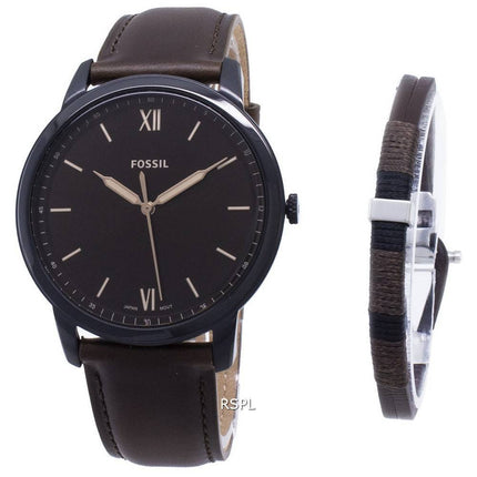 Fossil Minimalistisk 3H Quartz FS5557SET Mænds Ur
