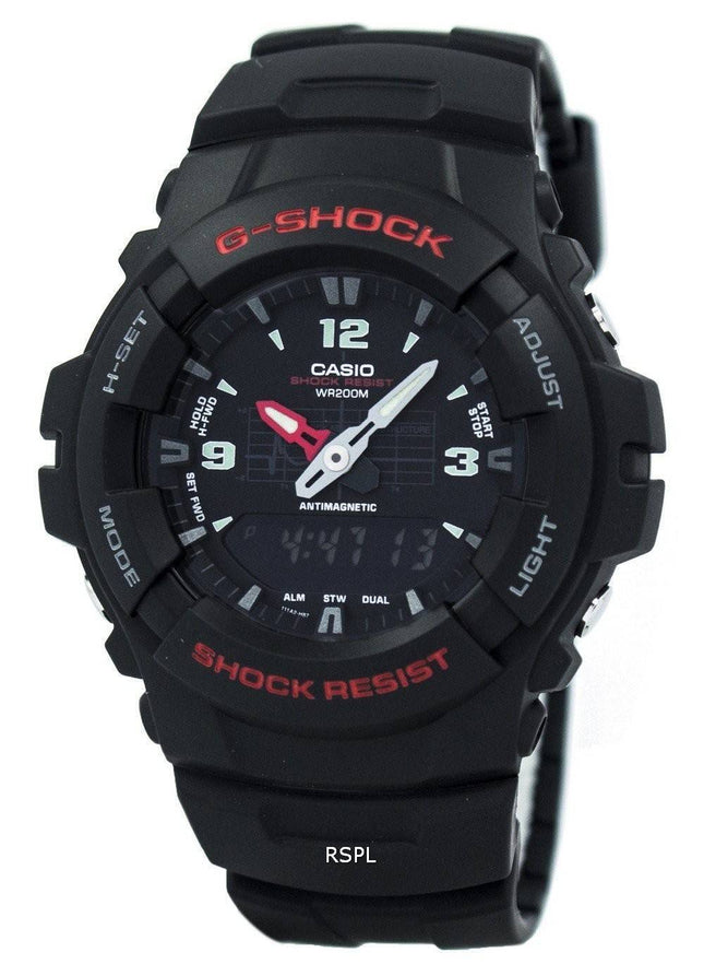 Casio G-Shock Analog Digital 200M G-100-1B Herreur
