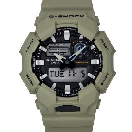Casio G-Shock Analog Digital Bio-baseret Resin Rem Black Dial Quartz GA-010-5A 200M herreur