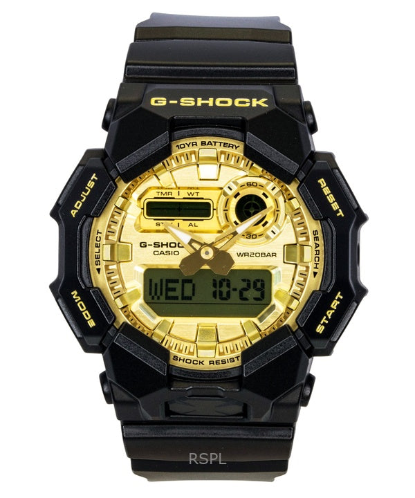 Casio G-Shock biobaseret harpiksrem analog digital guld urskive kvarts GA-010GGB-1A9 200M herreur