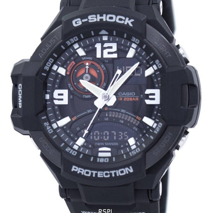 Casio G-Shock GRAVITYMASTER Twin Sensor GA-1000-1A Herreur