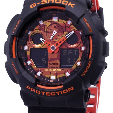 Casio G-Shock GA-100BR-1A GA100BR-1A Analog Digital 200M Herreur
