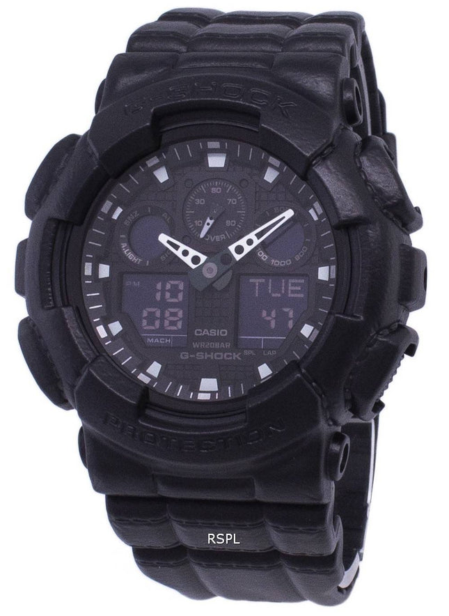 Casio G-Shock Analog Digital 200M GA100BT-1A GA-100BT-1A Herreur