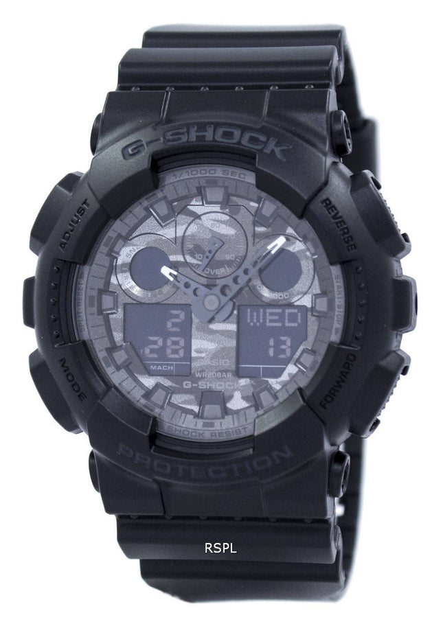Casio Camouflage serie Analog Digital GA-100CF-1A Herreur