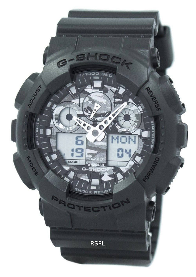 Casio G-Shock Camouflage serie Analog Digital GA-100CF-8A Herreur