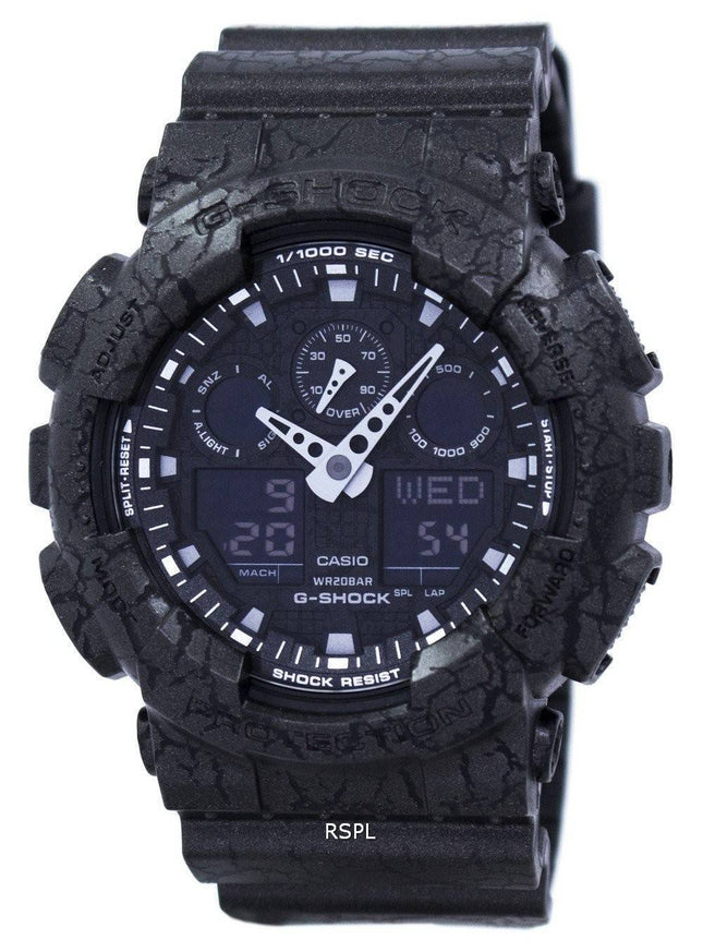 Casio G-Shock Shock Resistant verden tid Analog Digital GA-100CG-1A Herreur