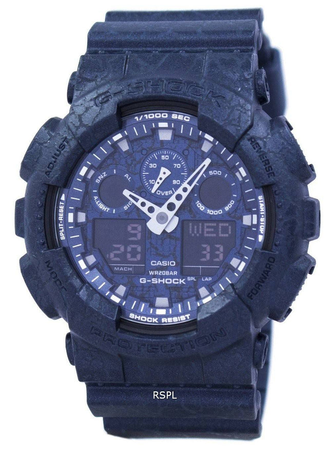 Casio G-Shock Shock Resistant verden tid Analog Digital GA-100CG-2A Herreur