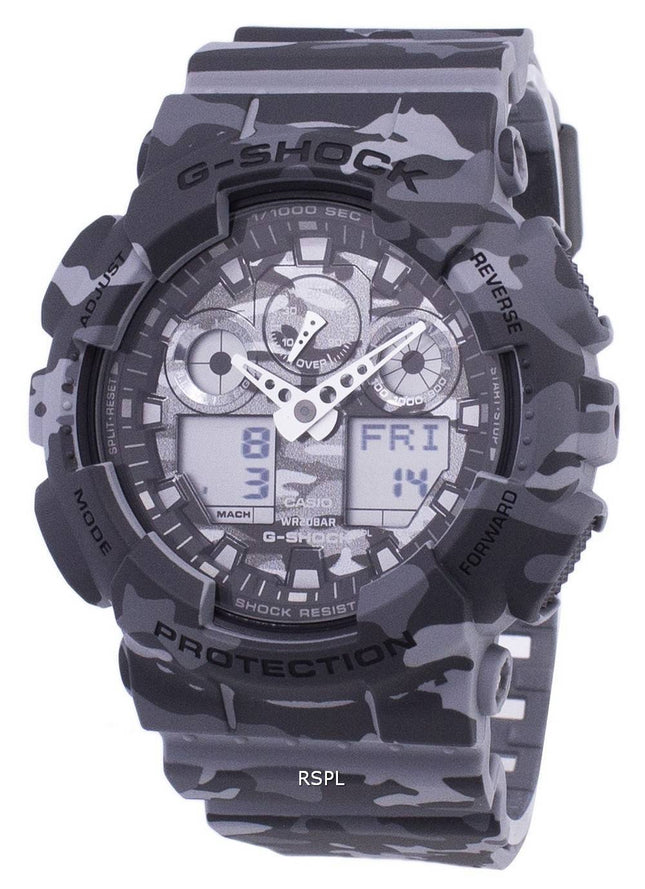 Casio G-Shock Camouflage serie Analog Digital GA-100CM-8A Herreur