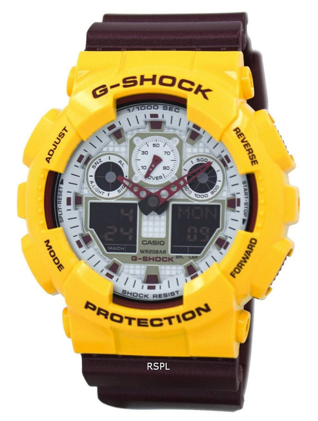 Casio G-Shock Analog Digital GA-100CS-9A Herreur