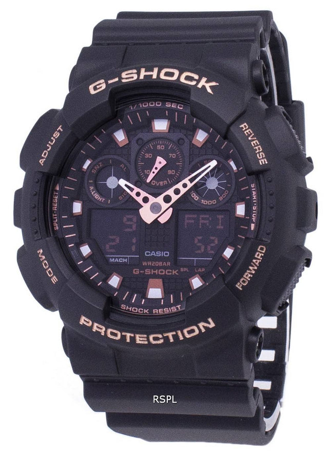 Casio G-Shock Analog Digital 200M GA-100GBX-1A4 GA100GBX-1A4 Herreur