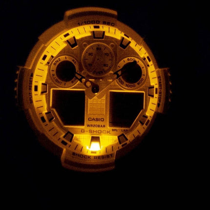 Casio G-Shock Shock Resistant Analog Digital GA-100MW-7A GA100MW-7A Herreur