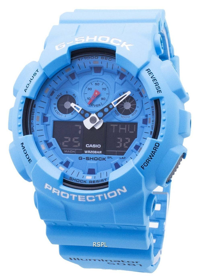 Casio G-Shock GA-100RS-2A GA100RS-2A Chronograph 200M Herreur