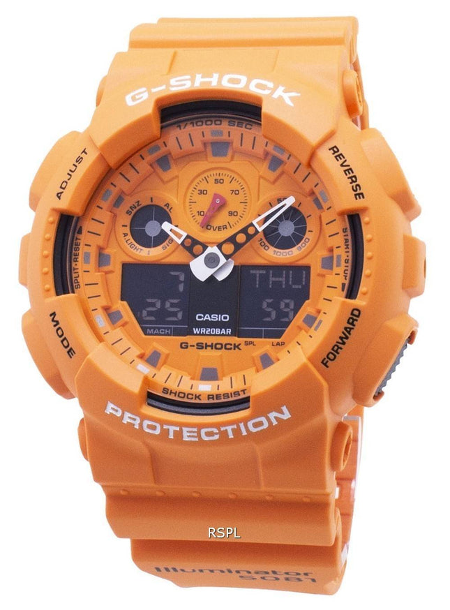 Casio G-Shock GA-100RS-4A GA100RS-4A Chronograph Quartz 200M Herreur