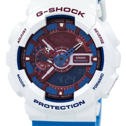 Casio G-Shock rød & blå analog Digital GA-110AC-7A Herreur