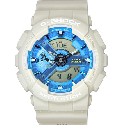 Casio G-Shock Analog Digital Bio-baseret Resin Blue Dial Quartz GA-110AS-5A 200M herreur