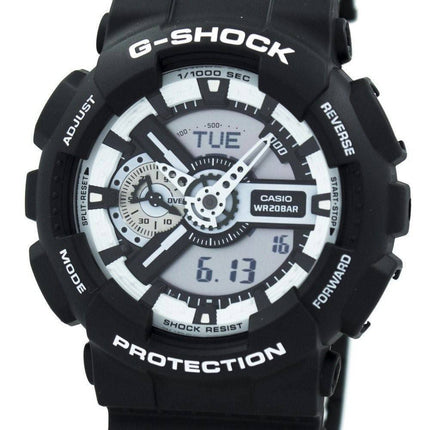Casio G-Shock hvid og sort serien GA-110BW-1A Herreur