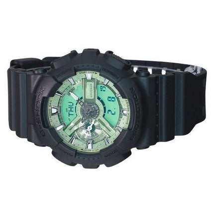 Casio G-Shock analog digital harpiksrem Mintgrøn skive Quartz GA-110CD-1A3 200M herreur