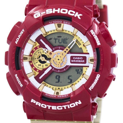 Casio G-Shock Limited Edition Analog Digital fed farve GA-110CS-4A Herreur