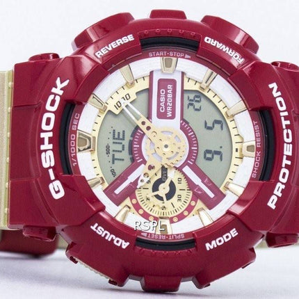 Casio G-Shock Limited Edition Analog Digital fed farve GA-110CS-4A Herreur