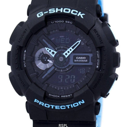 Casio G-Shock Shock Resistant verden tid Alarm Analog Digital GA-110LN-1A Herreur