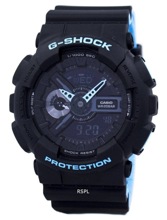 Casio G-Shock Shock Resistant verden tid Alarm Analog Digital GA-110LN-1A Herreur