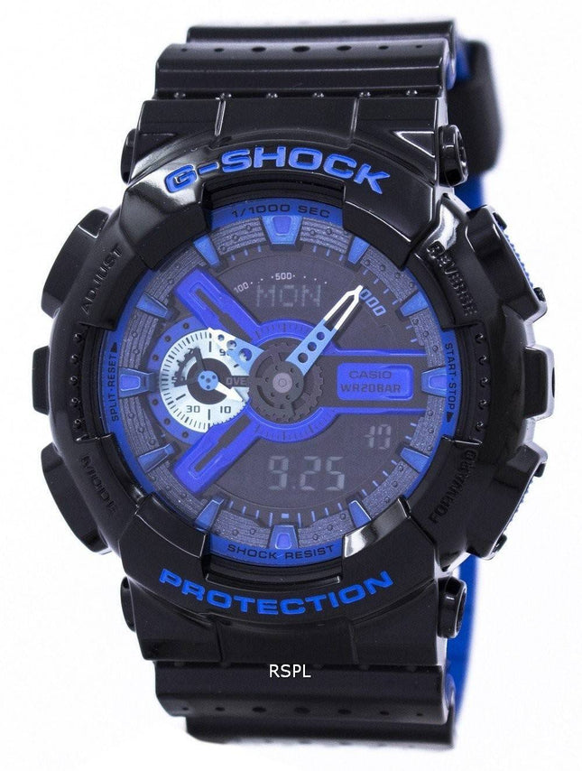 Casio G-Shock Shock Resistant verden tid Analog Digital GA-110LPA-1A Herreur