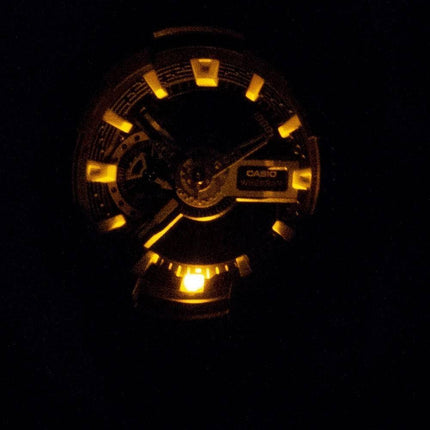 Casio G-Shock Shock Resistant Analog Digital GA-110PC-1A GA110PC-1A Herreur