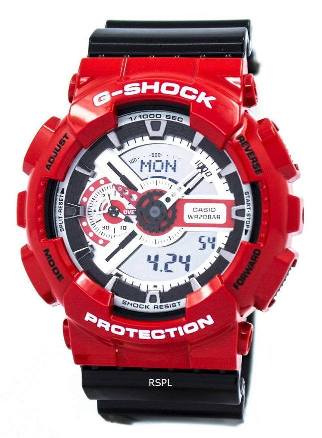Casio G-Shock Analog-Digital GA-110RD-4A Herreur