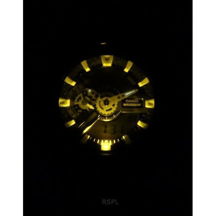 Casio G-Shock Analog Digital Transparent Sort Harpiksrem Flerfarvet Urskive Quartz GA-110TLS-8A 200M herreur