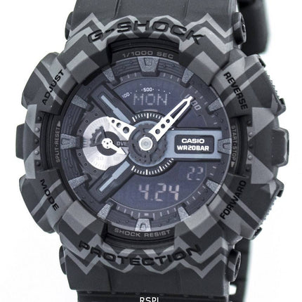 Casio G-Shock Analog Digital Tribal mønster-serien GA-110TP-1A Herreur
