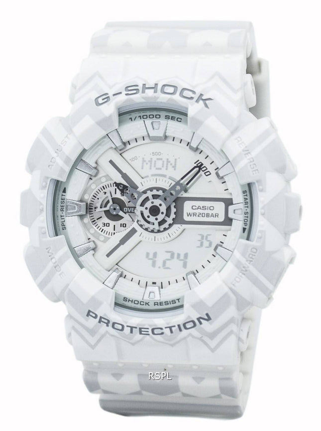 Casio G-Shock Analog Digital Tribal mønster-serien GA-110TP-7A Herreur