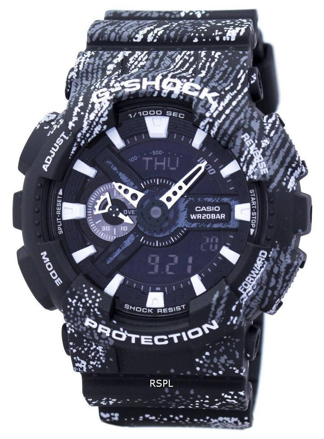 Casio G-Shock Shock Resistant verden tid Alarm Analog Digital GA-110TX-1A Herreur
