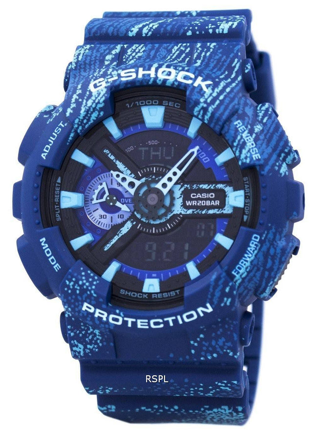 Casio G-Shock Shock Resistant verden tid Alarm kvarts GA-110TX-2A Herreur