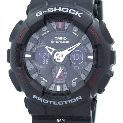 Casio G-Shock GA-120-1A sort Analog Digital Herre ur