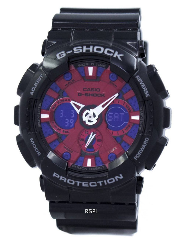 Casio G-Shock sort Analog Digital GA-120B-1A GA120B Herre ur