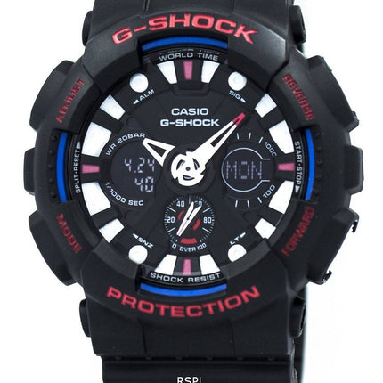 Casio G-Shock Analog Digital verden tid Alarm GA-120TR-1A Herreur