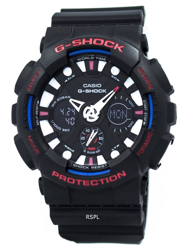 Casio G-Shock Analog Digital verden tid Alarm GA-120TR-1A Herreur