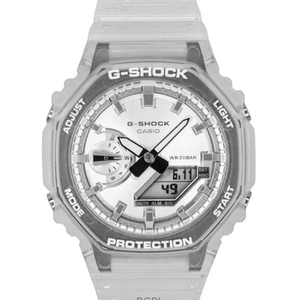 Casio G-Shock analog digital harpiksrem grå urskive kvarts GA-2100BM-7A8 200M unisexur