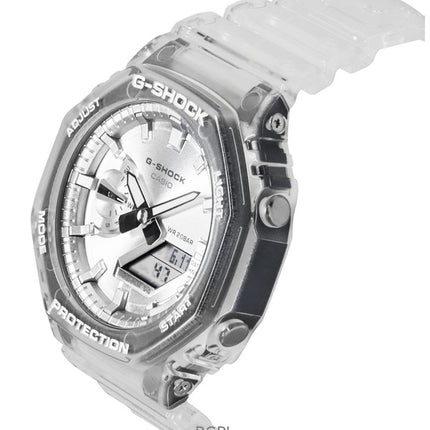 Casio G-Shock analog digital harpiksrem grå urskive kvarts GA-2100BM-7A8 200M unisexur