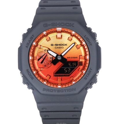 Casio G-Shock Analog Digital Bio-baseret harpiksrem Flerfarvet Urskive Quartz GA-2100FL-8A 200M herreur