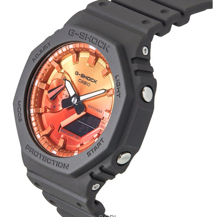 Casio G-Shock Analog Digital Bio-baseret harpiksrem Flerfarvet Urskive Quartz GA-2100FL-8A 200M herreur