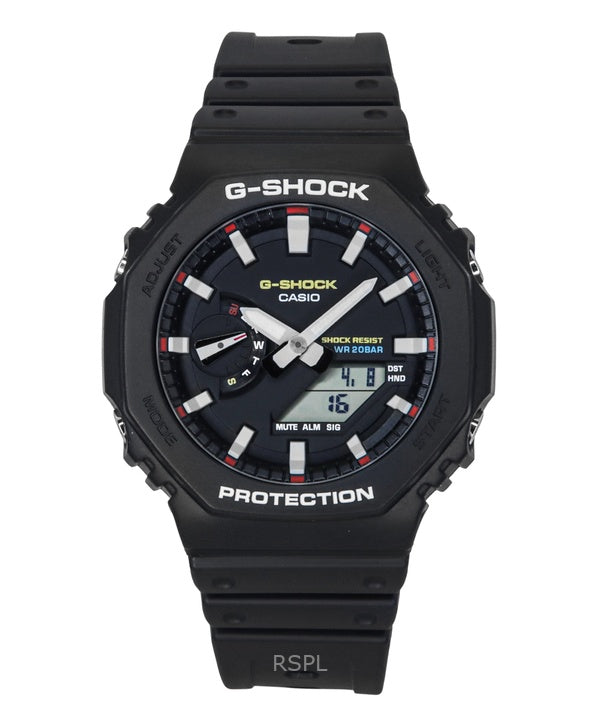 Casio G-Shock Analog Digital Bio-baseret Resin Rem Black Dial Quartz GA-2100RL-1A 200M herreur